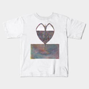 Glass of love Kids T-Shirt